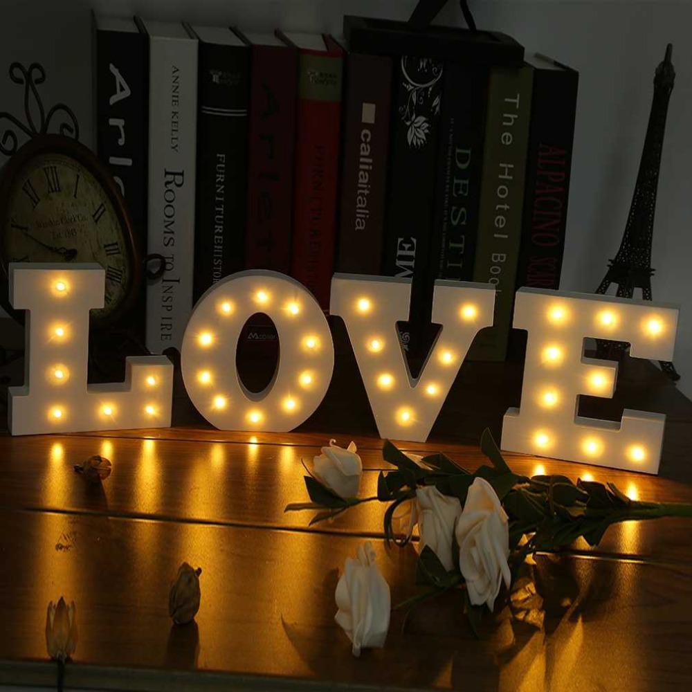 LED Alphabet Letter
